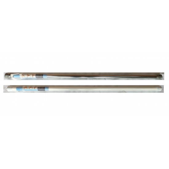 Metal Shower Curtain Tension Rod 41" - 72" Metal Shower Curtain Tension Rod 41" - 72"