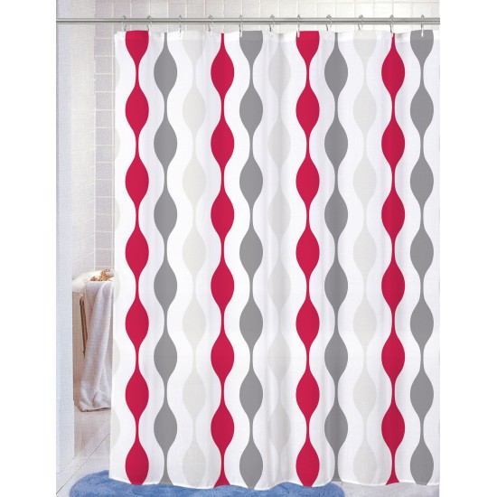 PEVA Printed Liner with Metal Hooks