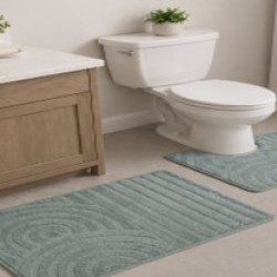 Daisy Jade 2 piece Bath Mat Set