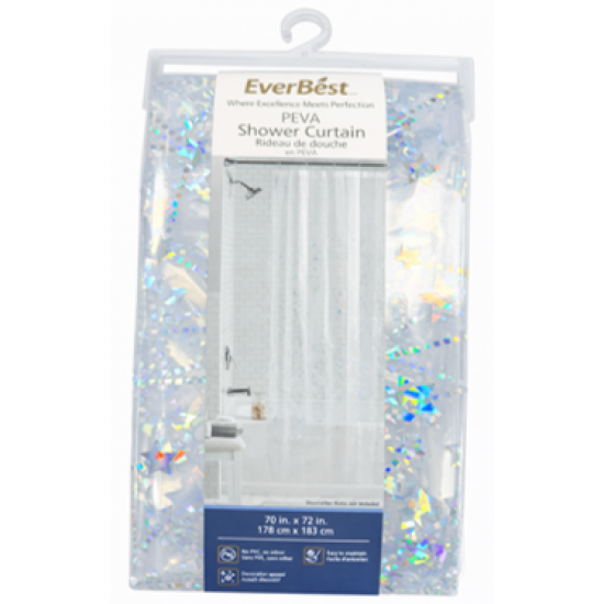 Lazer Peva Shower Curtain
