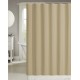 Marina Solid Shower Curtain Polyester with 12 Metal Hooks 70" X 72" - 178cm X 183cm / Marina rideau de douche solide en polyester avec 12 crochets en métal