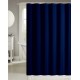 Marina Solid Shower Curtain Polyester with 12 Metal Hooks 70" X 72" - 178cm X 183cm / Marina rideau de douche solide en polyester avec 12 crochets en métal