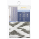 Printed Embossed Fabric Shower Curtain Liner