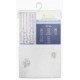 Printed Embossed Fabric Shower Curtain Liner