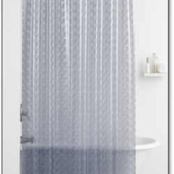 Textured PEVA Shower Curtain