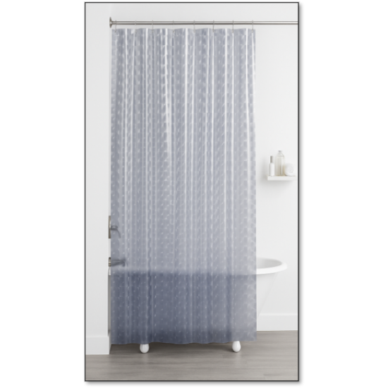 Textured PEVA Shower Curtain