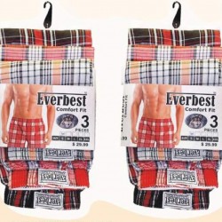 Men's Boxer Briefs - Everbest TM/MC - Comfort Fit - 3 Pack