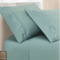 1800 Series Embroidered - Hotel Life - B Comfort Plus TM/MC - Embroided - 3pc Sheet Set