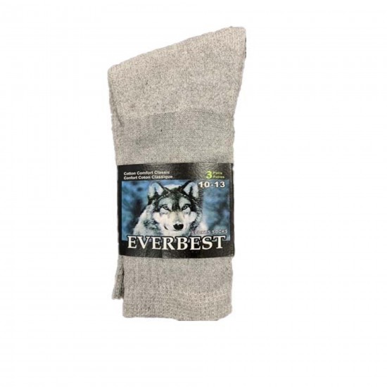 Sports Socks - Everbest TM/MC - Grey - 9-11