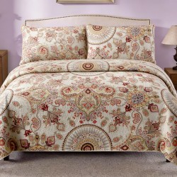Quilt - 3 Piece Set - Printed - Option A