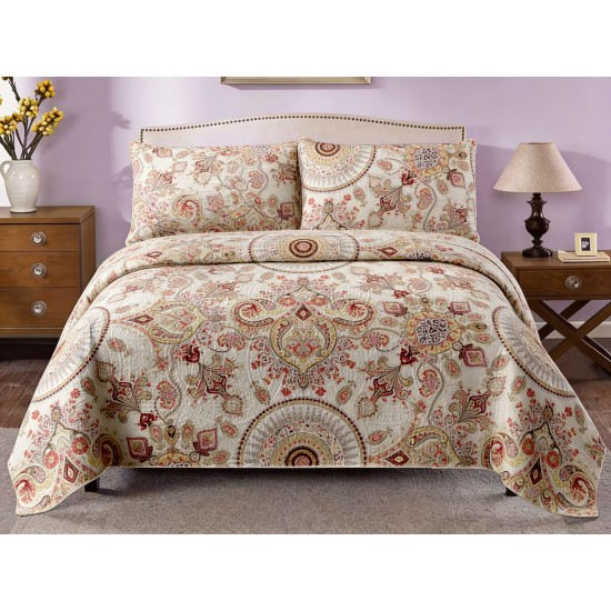 Quilt - 3 Piece Set - Printed - Option A