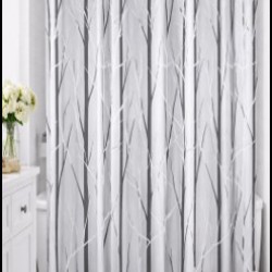 PEVA Printed Liner with Metal Hooks