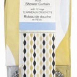 PEVA Printed Liner with Metal Hooks