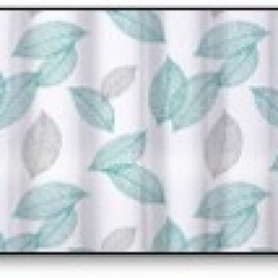 PEVA Printed Liner with Metal Hooks