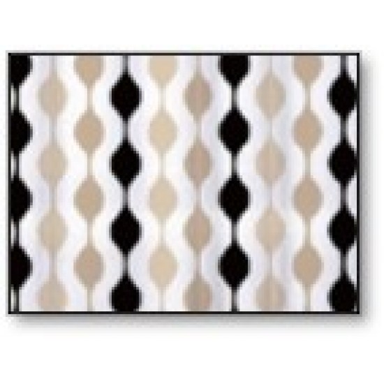 PEVA Printed Liner with Metal Hooks